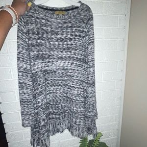 Valerie Stevens Fringe Sweater